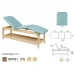 Table de massage fixée en 3 plans Ecopostural C3229